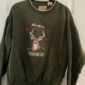 Authentic Original Vintage 90s Outdoor Life Embroidered Deer Men’s Med